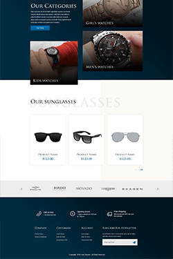 Hosting Company Layout Preview