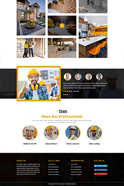 Hosting Company Layout Preview